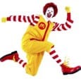 Ronald McDonald se va de fiesta a Doctor Waksman