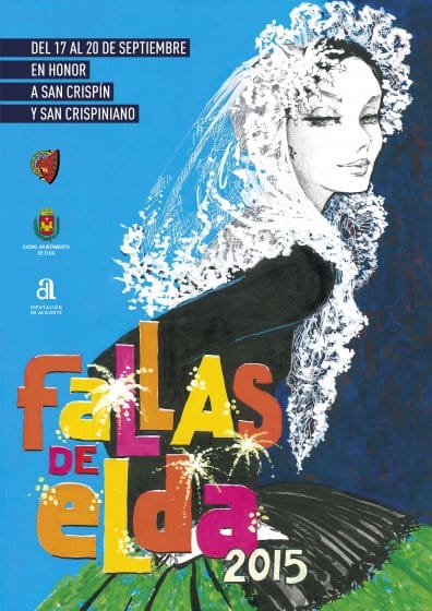 Cartel oficial Fallas de Elda 2015