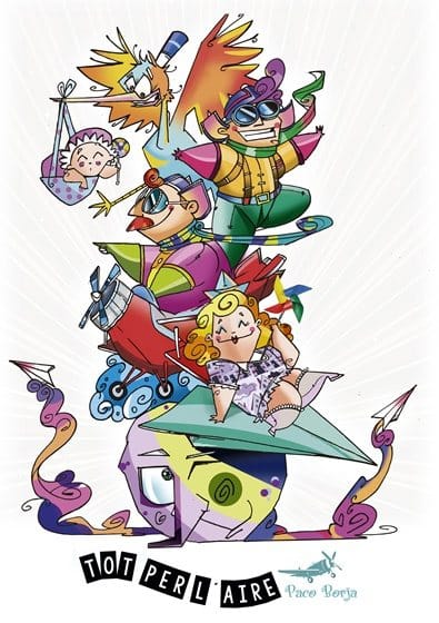 Boceto de la falla grande de Tomasos-Carlos Cervera 2016