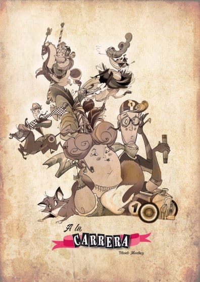 Boceto de la falla grande de Mercado Central (Valencia) 2016