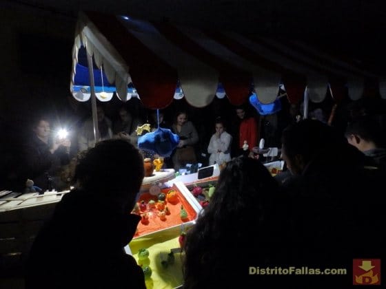 Inauguración del belén de la Falla Luis Lamarca-Velázquez 2015-16