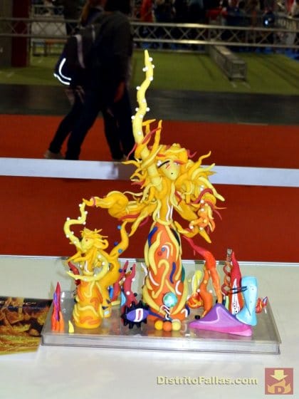 Maqueta de la Falla El Clero (4º premio).