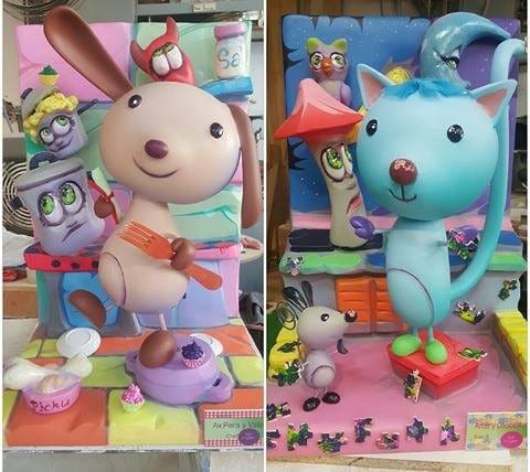 Exposición del Ninot 2016: Pichu y Puchi (de Rafa Guillot)