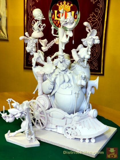 Maqueta de la falla de Duque de Gaeta 2016