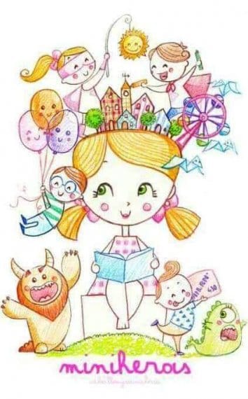 Boceto de la falla infantil de Blanquerías 2016