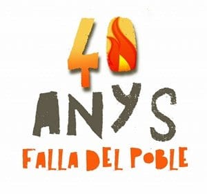 Logo 40 anys Falla del Poble de Sollana