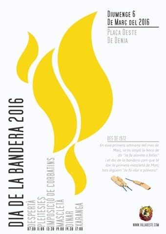 Hasta la bandera de actos en Dénia este domingo