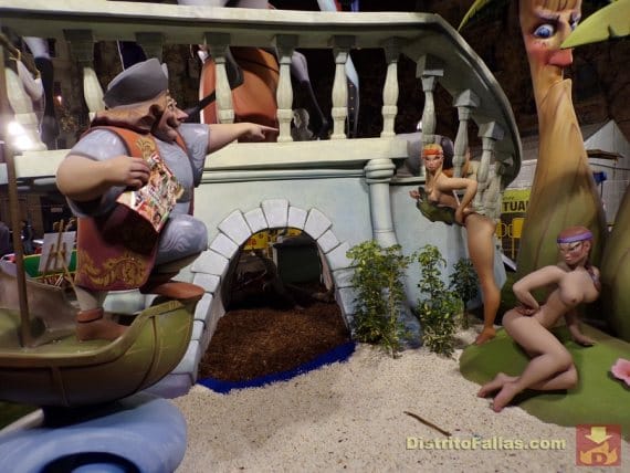 Falla Joaquín Costa-Conde de Altea de 2016, de Art en Foc.