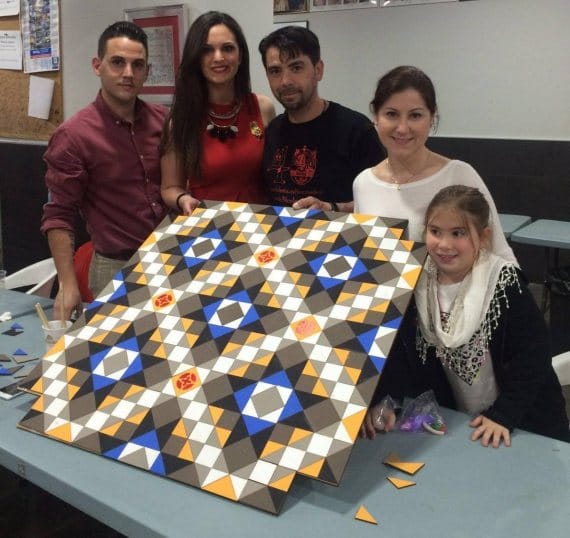 Mosaico para la falla del Burning Man