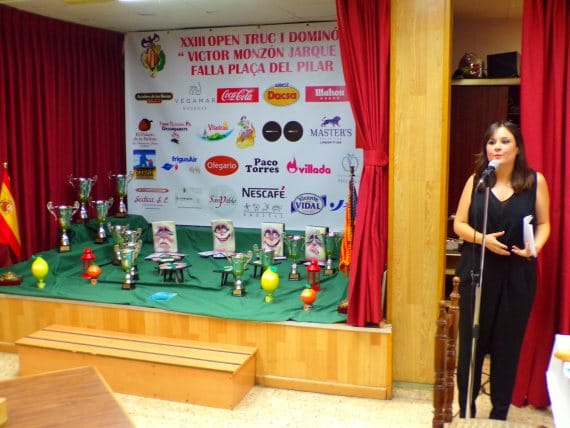 Inauguración del XXIII Open de Truc y Dominó Victor Monzón Jarque (Falla Plaza del Pilar)