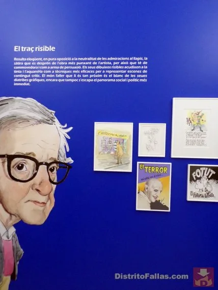 Exposición sobre Vicente Lorenzo en el Museo Fallero