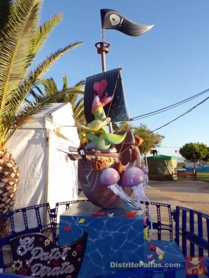 Falla La Marjal (playa de Puzol).