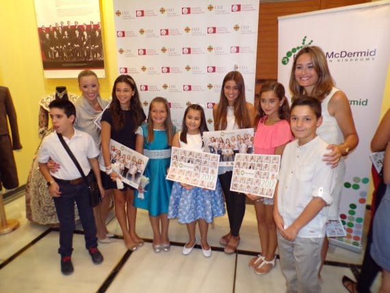 Presentación del calendario a beneficio de la Asociación Síndrome Phelan-McDermid (Falla El Pouet)