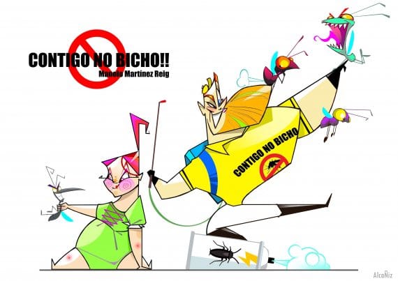 Boceto de la falla grande de Archiduque Carlos-Chiva 2017