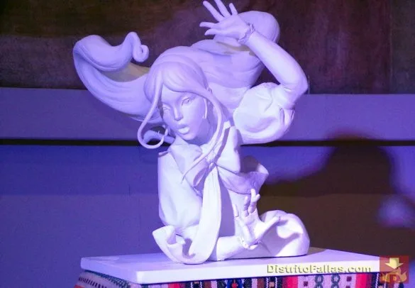 Falla Plaza de la Merced 2017. Lema: "Wonderland". Artista: José Sanchís.