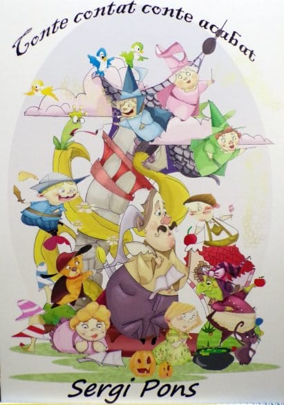 Boceto de la falla infantil de Industria-Santos Justo y Pastor 2017