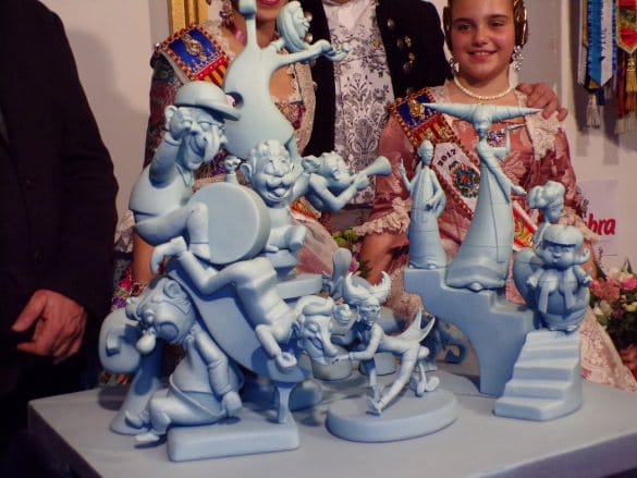 Maqueta de a falla grande de Mistral-Murta 2017