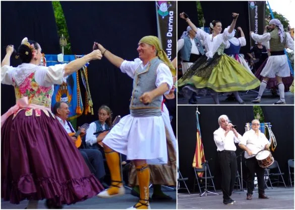 Bailes regionales valencianos en el XIV Festival de Folklore i Dansà de la Falla El Empalme (Burjassot)
