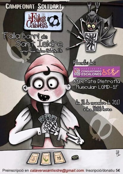 Cartel Campeonato Solidario La Fallera Calavera