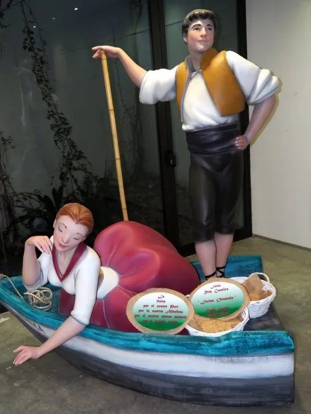 Escena de la falla Reis Catòlics (Silla) de 2018