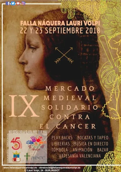 Mercado solidario de Náquera-Lauri Volpi contra el cáncer