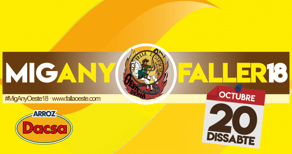 Este sábado toca Mig Any Faller en la Falla Oeste