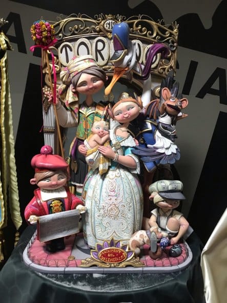 Grupo de la Falla Barrio Beteró para la Exposición del Ninot Infantil 2019 (foto: Ángel Romero)