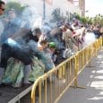 Encendido de la primera macromascletà Universal de Benicalap