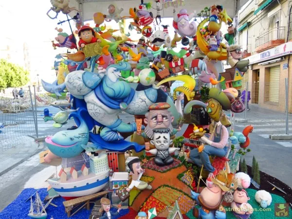 Falla infantil de Malvarrosa 2019