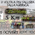 Cartel de la II Volta a Peu de la Falla Xurruca (Sagunt)