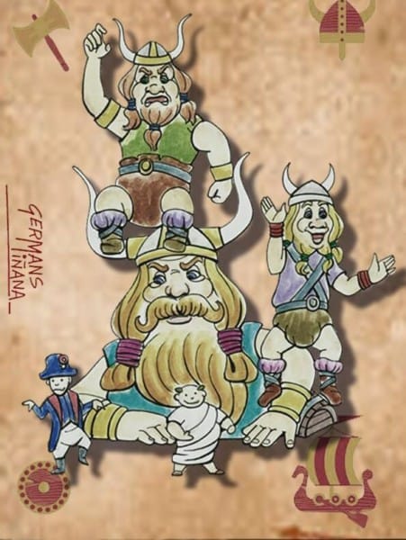 Boceto de la falla grande de Sant Gregori (Torrent) de 2020
