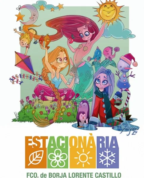 Boceto de la falla infantil de L'Antiga de Campanar 2020