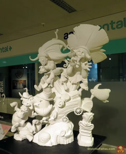 Maqueta de la Falla Jerónima Galés-Litógrafo Pascual y Abad 2020