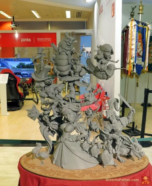 Maqueta de la Falla Islas Canarias-Trafalgar 2020
