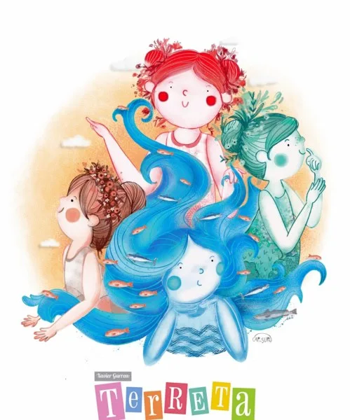 Boceto de la falla infantil de Plaza del Pilar 2020