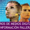 Cartel de la charla "10 años de medios digitales" de Hablemos de Fallas