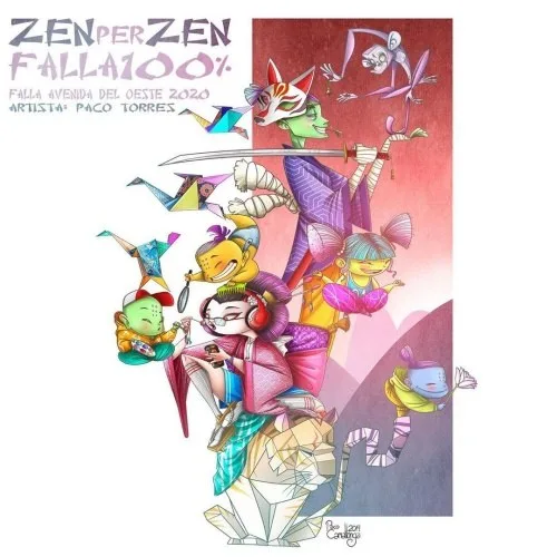 Boceto de la falla grande de Avenida del Oeste 2020