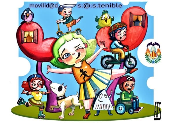 Boceto de la falla infantil de El Cid 2020