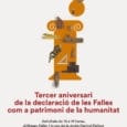 Cartel tercer aniversario de Fallas Patrimonio