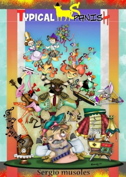 Boceto de la falla grande de El Quarantahuit 2020