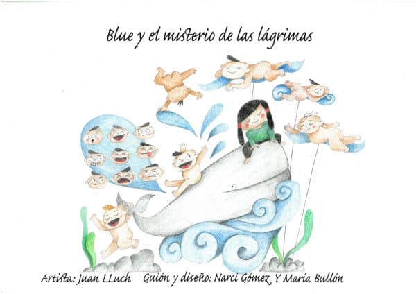 Boceto de la falla infantil de Rubén Darío-Fray Luis Colomer 2020