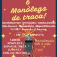 Cartel "6 monòlegs de traca" (Federació d'Amics de la Pólvora de Benicalap)