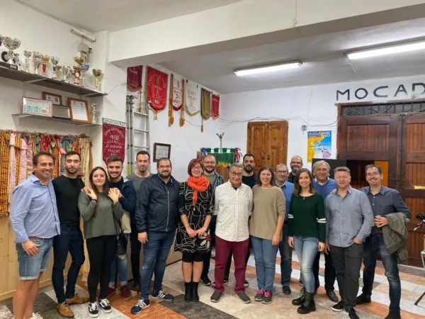 Reunión de les Falles I+E con la concejala de Cultura y Fiestas de Sagunt