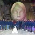 Visita al taller de la falla municipal de València 2020