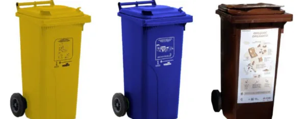 Cubos de reciclaje para casales falleros