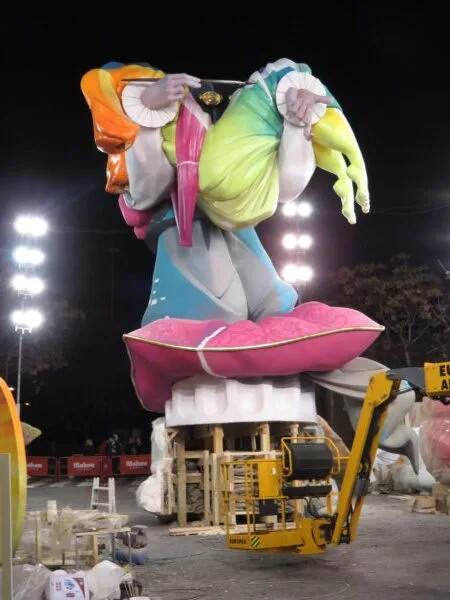 Plantà de la falla Na Jordana de 2020