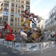 Falla Regne de València a medio plantar, 11 de marzo de 2020