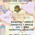 Cartel de la recogida solidaria para bebés de la Falla Els Velluters