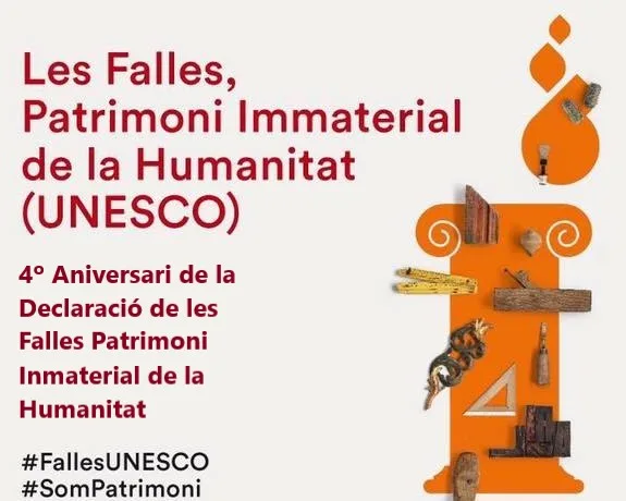 Cuarto aniversario de las Fallas como Patrimonio de la Humanidad por la UNESCO