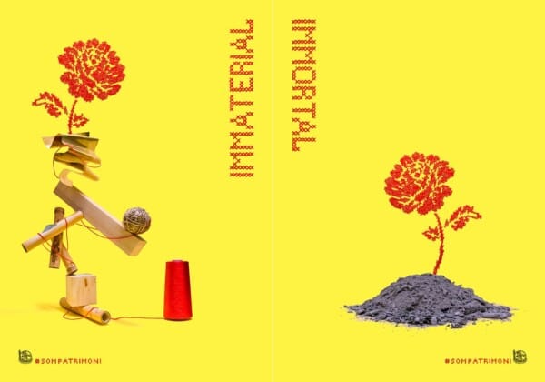 Carteles 4º aniversario de las Fallas como Patrimonio de la Humanidad